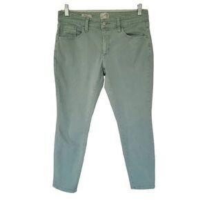 Universal Thread Mid Rise Skinny Jeans Womans Size 8S Mint Color